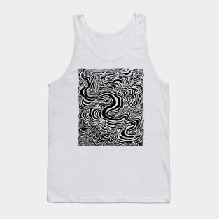 Surreal flowing lines Tank Top